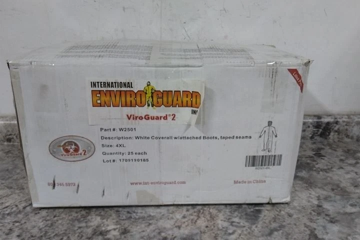 International Enviroguard W2501-4XL 25 Pk Size 4XL Disposable Coveralls image 10