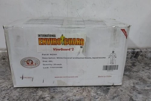 International Enviroguard W2501-4XL 25 Pk Size 4XL Disposable Coveralls image 10