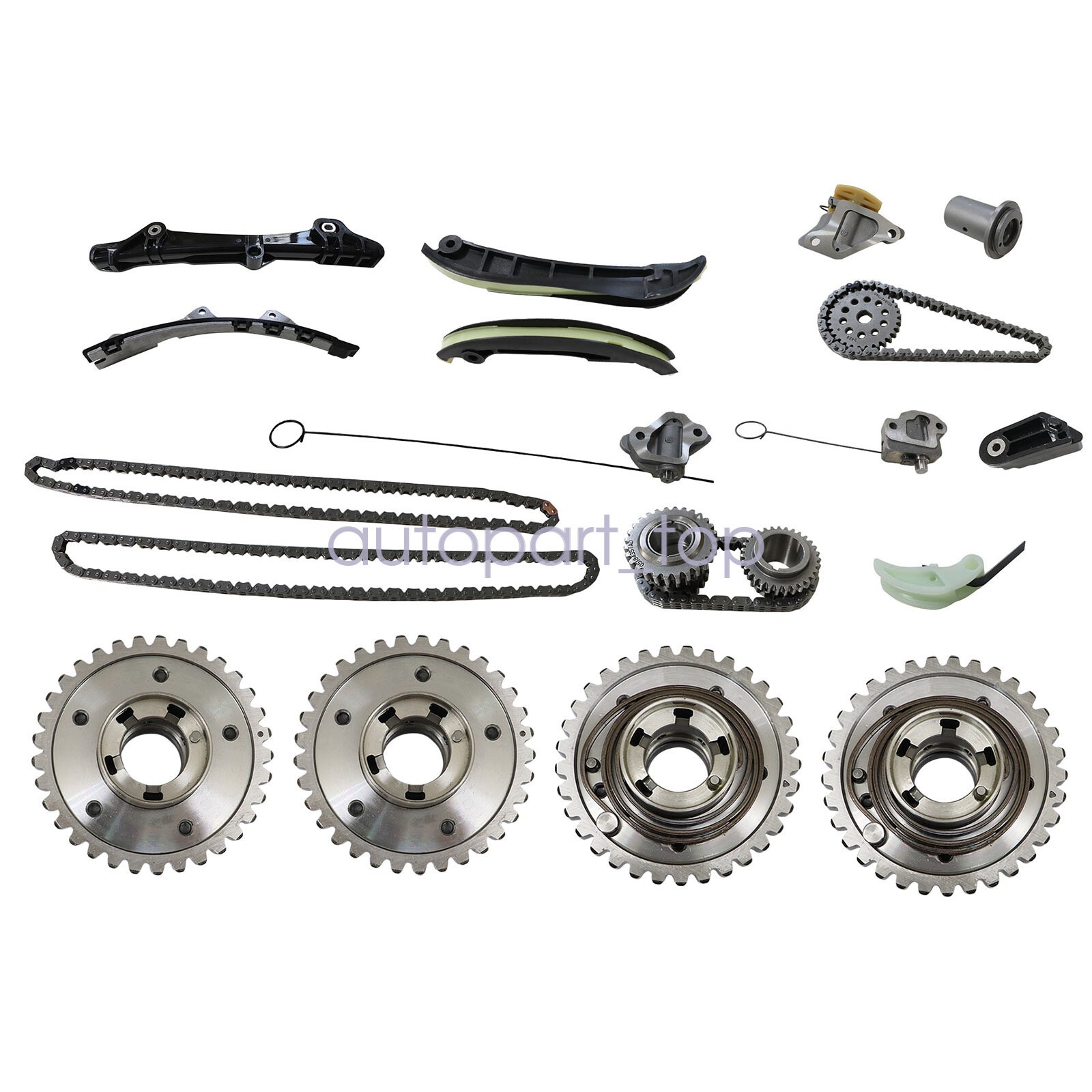 Timing Chain Kit Camshaft Sprocket Fit Maserati Quattrop Ghibli S Levante S 3.0L