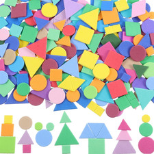 1000 Pieces Foam Shape Stickers Self Adhesive Felt Shape for Kids Crafts Mini Ar