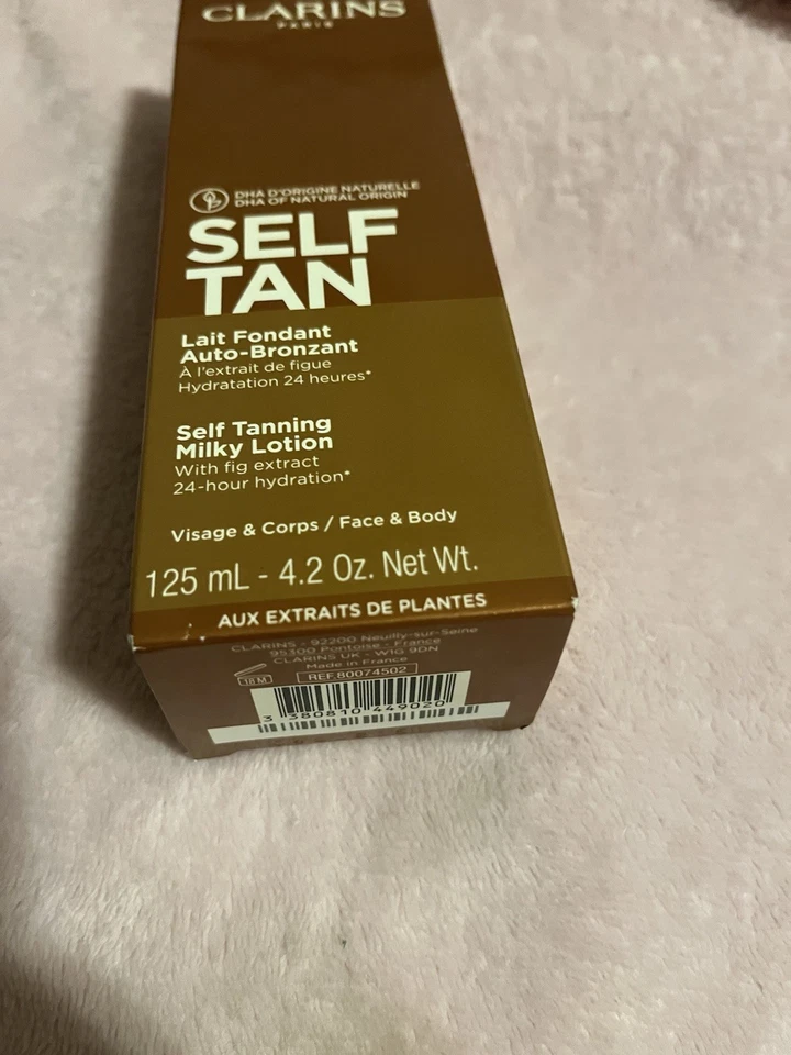 Clarins Self Tan de Clarins, loción lechosa autobronceadora de 4,2 oz nueva Foto 3 de 3