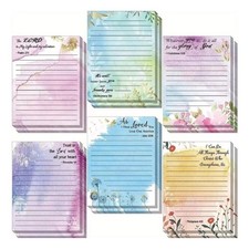 6/8 Pièces Doublé Collant Notes Autocollant Mémo Post Collant-Pack Coloré Notes