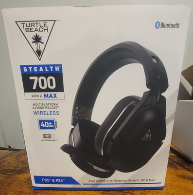 Turtle Beach Stealth 700 Gen 2 MAX Wireless Bluetooth 2.4GHz Headset Black