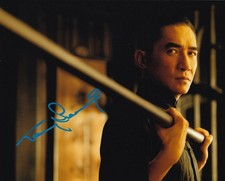TONY LEUNG signed autograph 20x25cm THE GRANDMASTER in person autograph ACOA