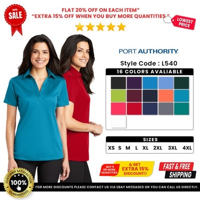Port Authority L540 Women's Short Sleeve Silk Touch Performance Polo Shirt