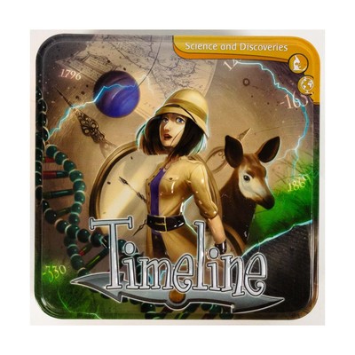 Asmodee Card Game Timeline - Discoveries (3rd Ed) w/Inventions VG+/NM
