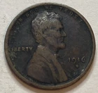 1916 D Lincoln Wheat Cent Exact Coin Imaged #LWC314