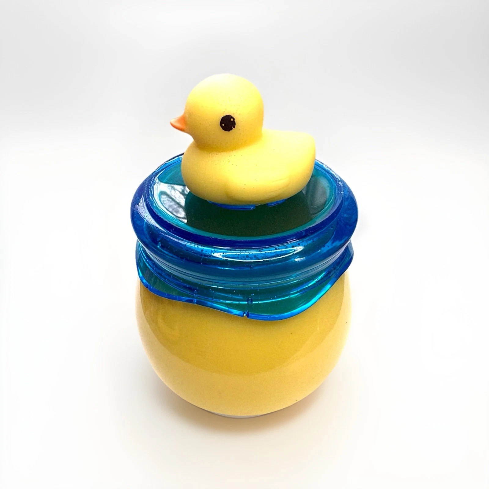 Duck Jar, Jar With Lid, Handmade, Unique, Spice Jar, Duck Gift, 4x4 Gift, Duck!