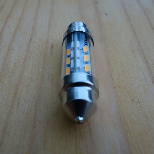 Bombilla LED 6V feeston 10 x 39 mm 3000K blanco calido EXTRA - Bild 2 von 4