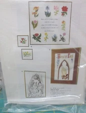 New NOS Mother and Child Crewel Embroidery Kit #3704 Artcraft Concepts vintage