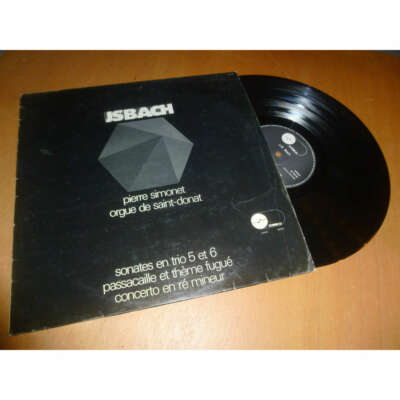 PIERRE SIMONET Sonaten - Passacaille ... J.S BACH - PFEIFE ORGAN STUDIO35 Lp BM 85