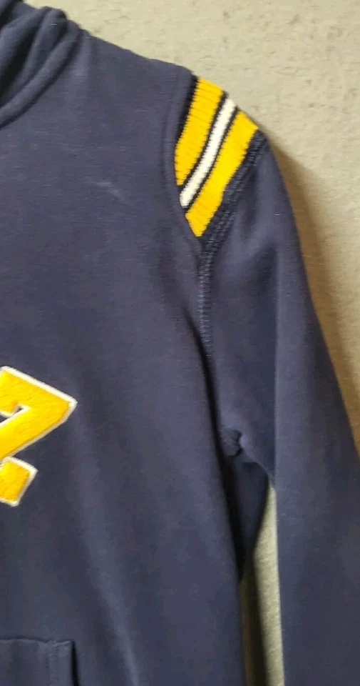 TOUCH NBA UTAH JAZZ   WOMENS HOODIE APPLIQUE SWEATSHIRT LACE UP NAVY MEDIUM - Image 3 of 4