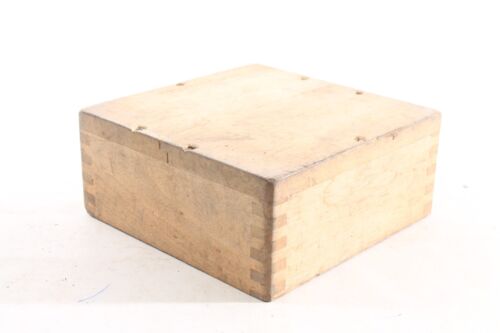 alte Holzkiste 19cm x 19cm x 8,5cm kleine Kiste Holz Vintage - Bild 3 von 16