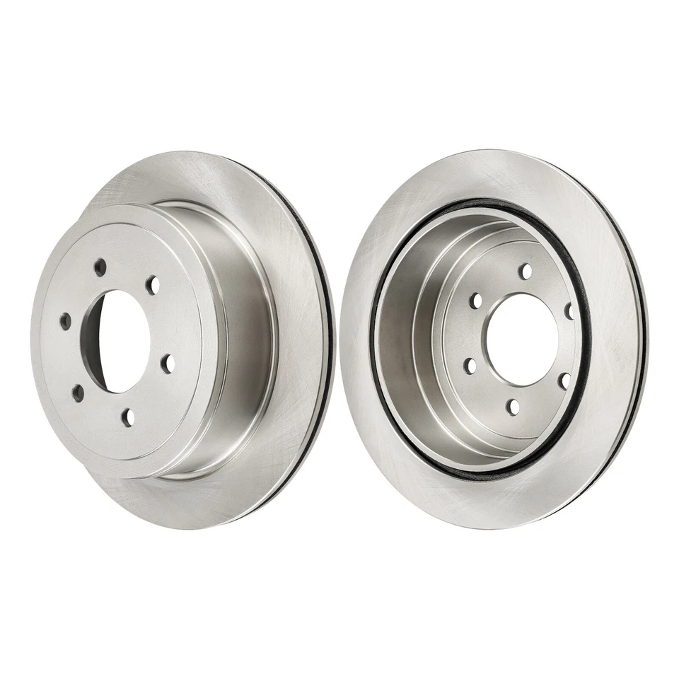 Rotores traseros + pastillas de freno para Ford F-150 Lincoln Mark LT 2005 2006 2007 2008 6 tacos Foto 3 de 4