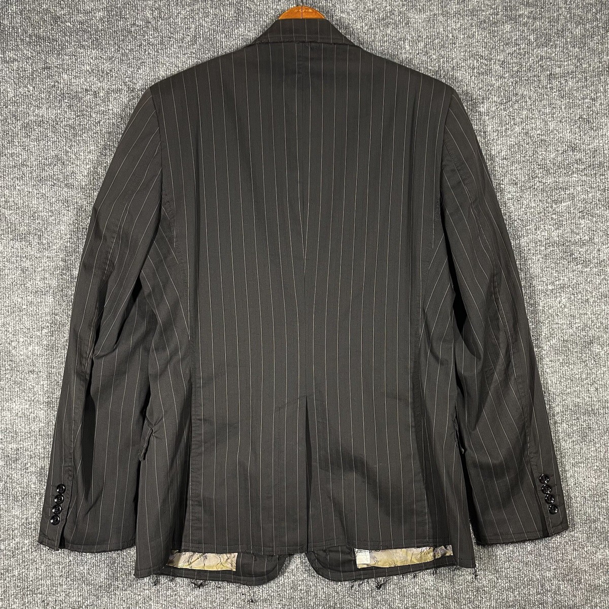 Dolce Gabbana Blazer Jacket Mens Size 40 Frayed Distressed