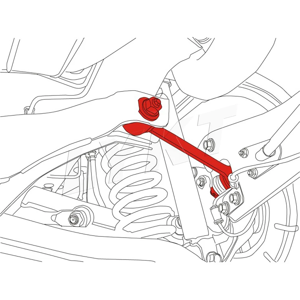 LYKT 2pcs Adjustable Rear Toe Arms for Hyundai Veracruz、Santa Fe & Kia Sorento - Image 2 of 4