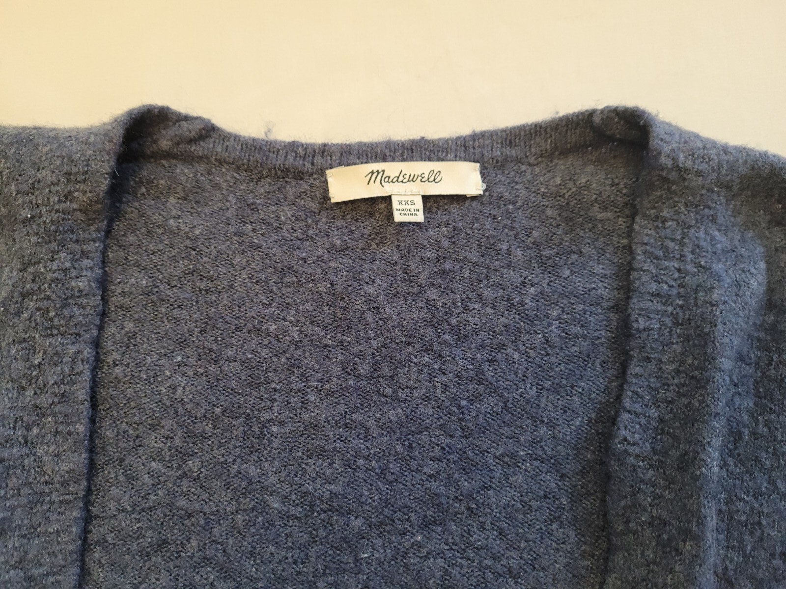 Madewell Open Front Patch Pockets Wool Alpaca Ble… - image 8
