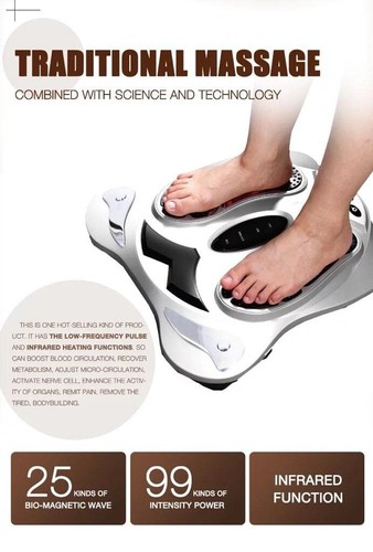 Durchblutung Fußmassage Therapie Vibrationsmassagegerät voller Gesundheitsschutz - Bild 4 von 4