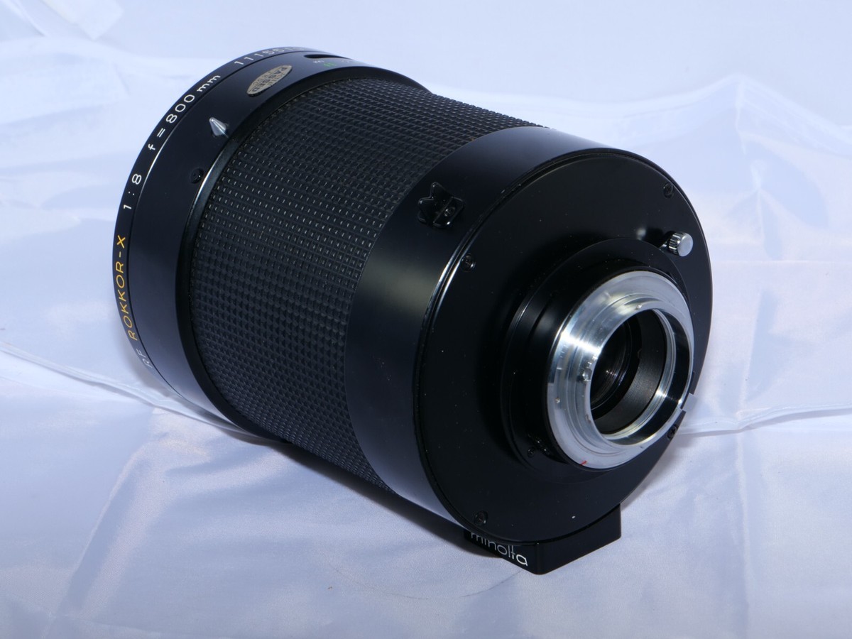 Minolta MD RF Rokkor-X 800mm f8 Telephoto Mirror Lens. Sony A7rIV