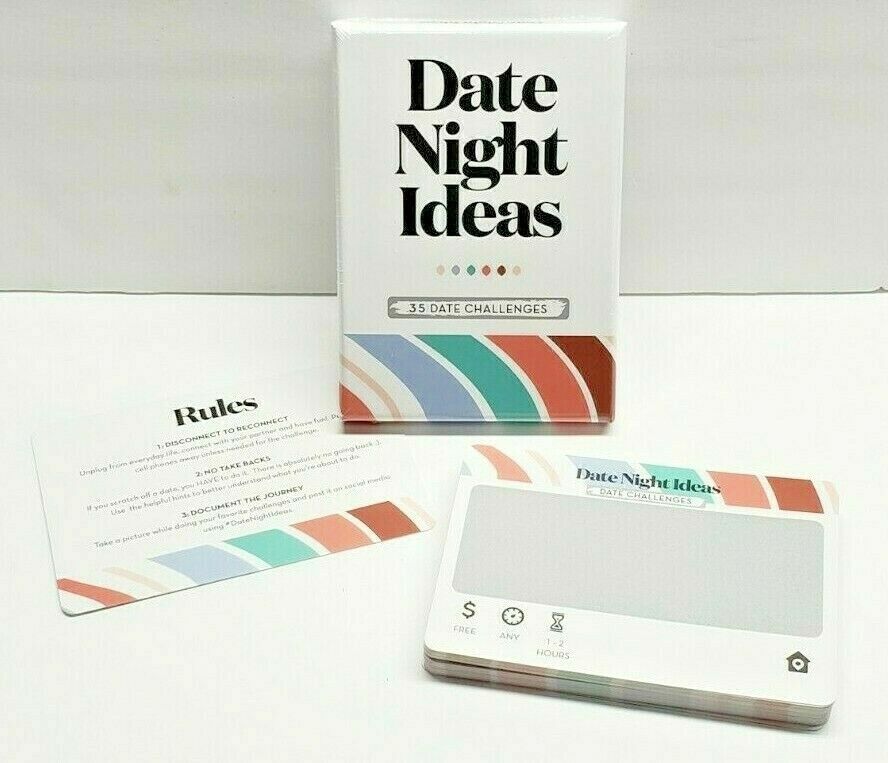 Date Night Ideas : 35 Scratch Off Dates Couples Card Game Romantic  Challenge NEW