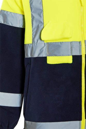 KRAFTD - Chaqueta de lana reflectante con cremallera completa de alta visibilidad - Imagen 26 de 26