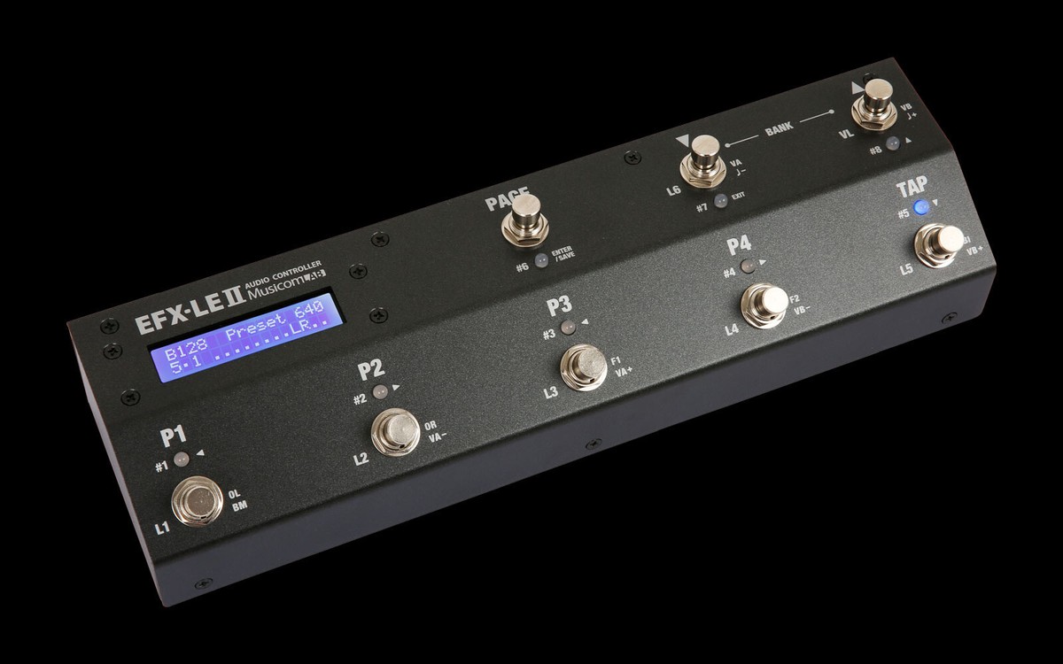 EFX-LE II エフェクターコントローラー MusicomLAB | EFX-LEⅡ | MIDI ループ・スイッチャー | 製品情報