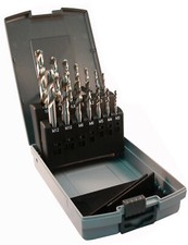 HSSG Spiralbohrer Set Gewindebohrer Maschinengewindebohrer Bohrersatz M3-M12