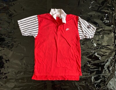 Nike Air Supreme Court Shirt Size L     Vintage Aggassi Polo Shirt Challenge