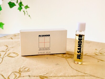 Jil Sander Perfume for Women Bath & Beauty EDT Large Sample .1 oz New NIB RARE