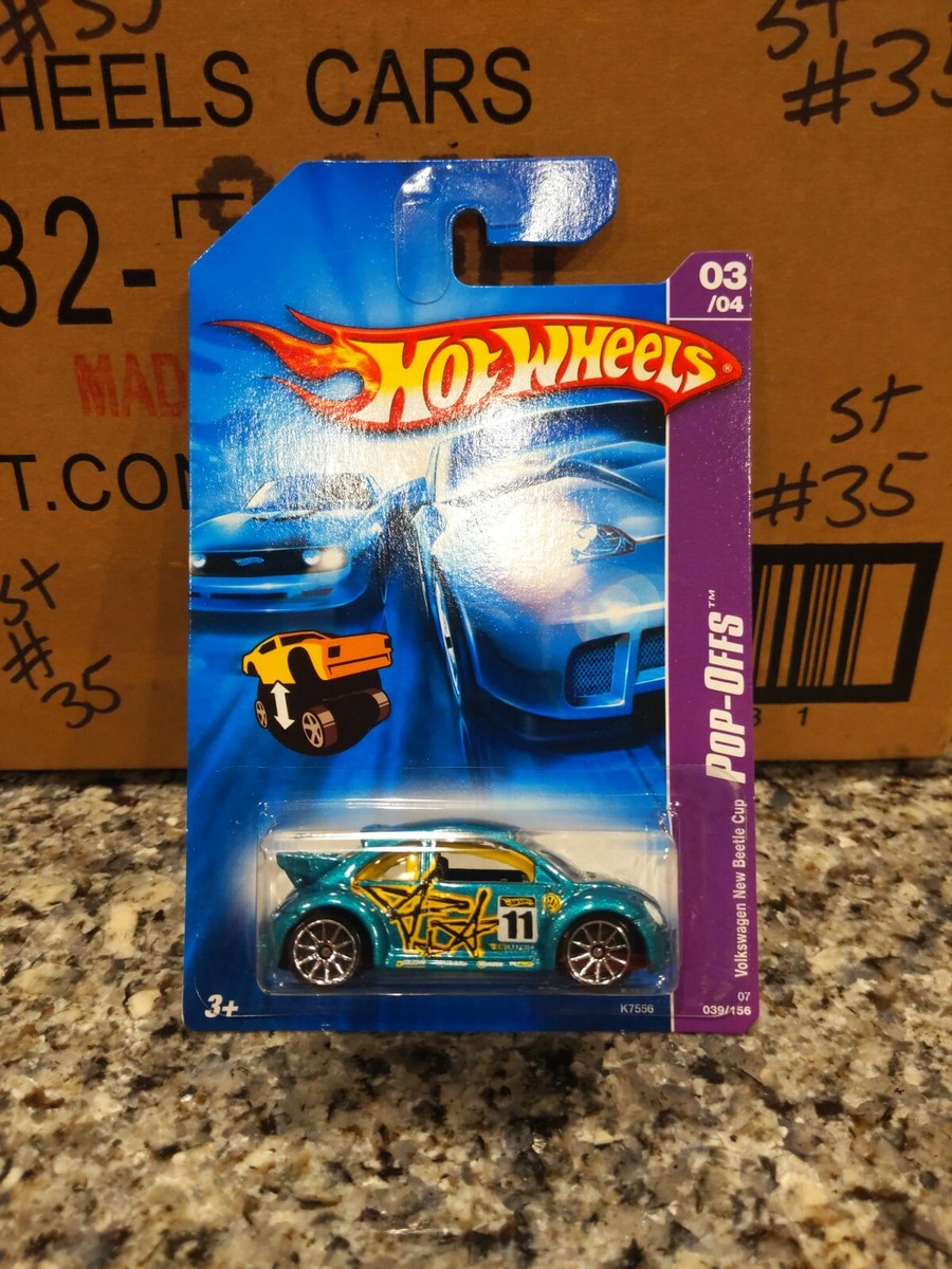 Hot Wheels 2007 Pop Offs Series #39 Volkswagen New Beetle Cup w
