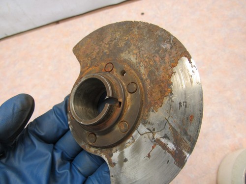 1970 KAWASAKI 350 BIGHORN F5 OEM ROTARY VALVE / COVER - Picture 4 of 7
