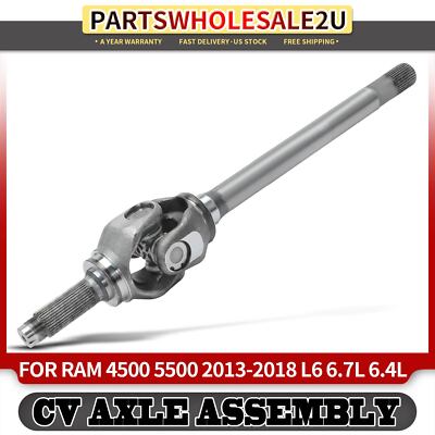 Front Left CV Axle Assembly for Ram 4500 2013-2014 Ram 5500 2013-2018 6.4L 6.7L