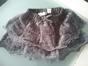 Jupe Bebe Fille Gris Fonce En Dentelle Taille 18 24 Mois Zara Neuf Ebay