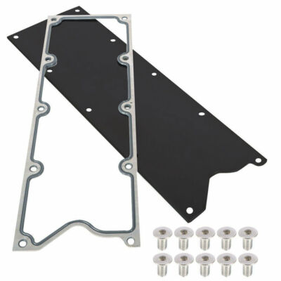 Billet Knock Sensor Delete LSX LS1 For LS Gen 3 VALLEY PAN Cover & GASKET Plate