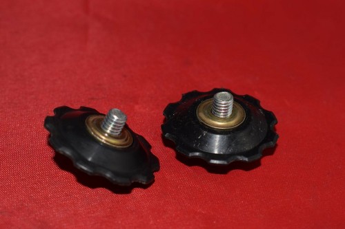 Jockey Wheel Pulley set for Simplex rear derailleur Vintage black NOS - 第 1/5 張圖片