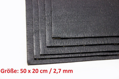 Bitumematten 11 Stück 50x20cm 2,7mm Matten dämmen Dämmatten Lanzar JL Audio