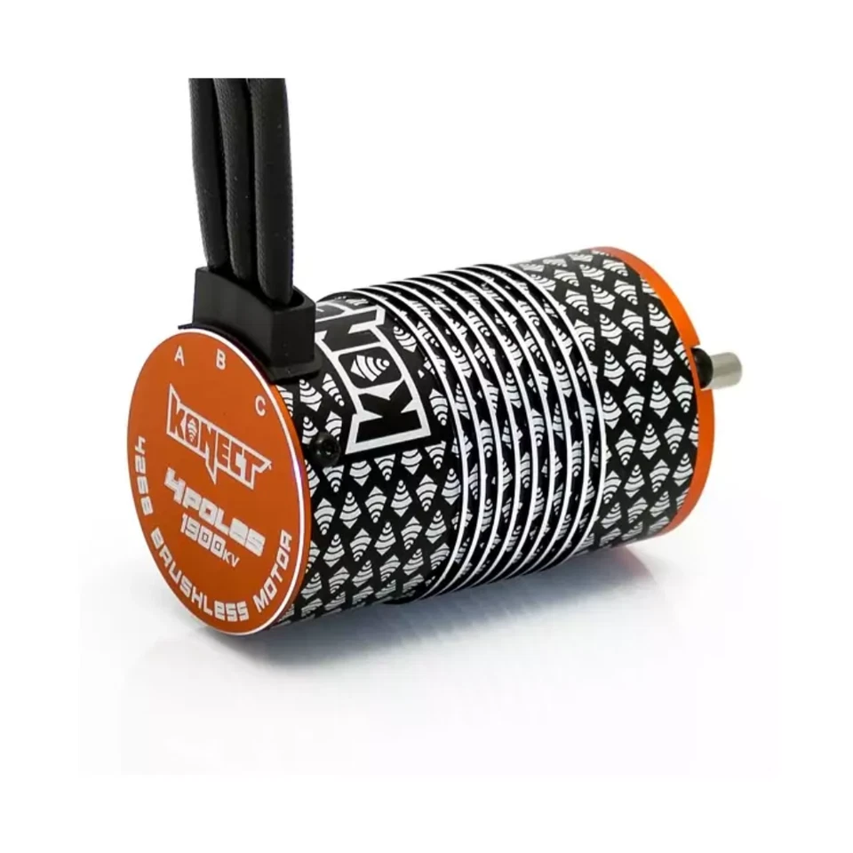 Konect 1/8 Combo Sin Escobillas Impermeable 1900kv Motor 100a ESC RC Coche Buggy Truggy Foto 4 de 4