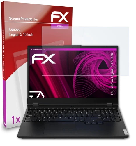atFoliX Pellicola Vetro per Lenovo Legion 5 15 Inch 9H Armatura di protezione
