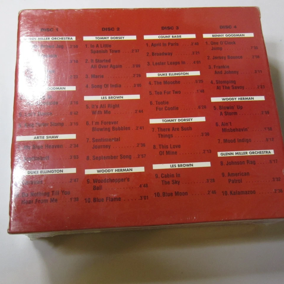 SWINGING TO THE BIG BANDS - CLASSIC COLLECTION, 4-DISC MUSIC CD SET, 40 V/A TRKS Foto 2 de 2