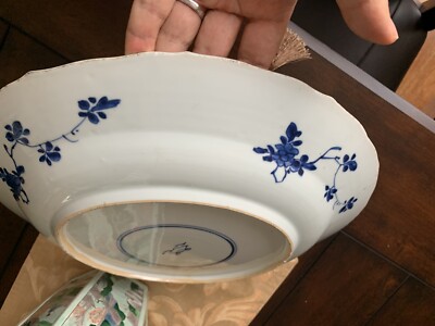 Huge Chinese Blue And White Charger Qing Dynasty Kangxi 清康熙青花