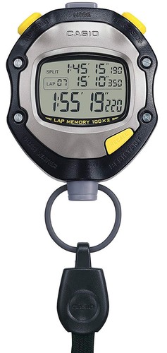 CASIO Stop Watch HS-70W-1JH (waterproof) JAPAN OFFICIAL IMPORT - Picture 1 of 5
