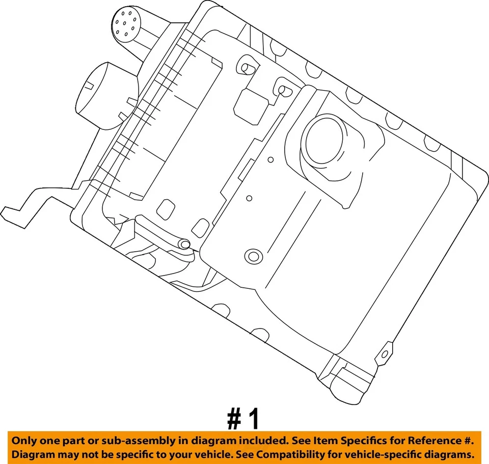 BMW I3 REX 2014 2019 OEM filtro de aire con tubos de conductos 70563628 Foto 4 de 4