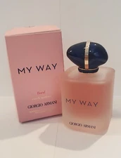 GIORGIO ARMANI ~ MY WAY FLORAL 3 OZ EDP SPRAY~NEW OPEN DAMAGED BOX~