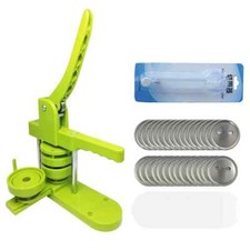 58mm 2.28in Manual Button Making Machines With 100pcs Materials and Paper Cutter