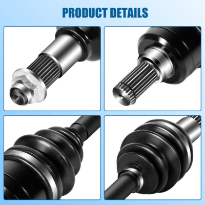 Pair Rear CV Axle Drive Shaft For 09-14 Yamaha Grizzly 550 07-13