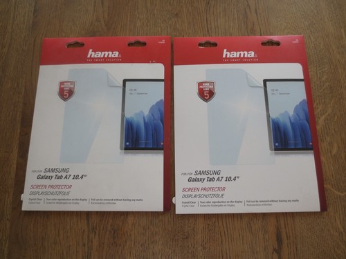 Hama 2x Screen Protector Displayschutzfolie für Samsung Galaxy Tab A7 10.4