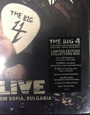 Metallica, Slayer, Megadeth, Anthrax‎–The Big 4 -5 CD+2 DVD EU 