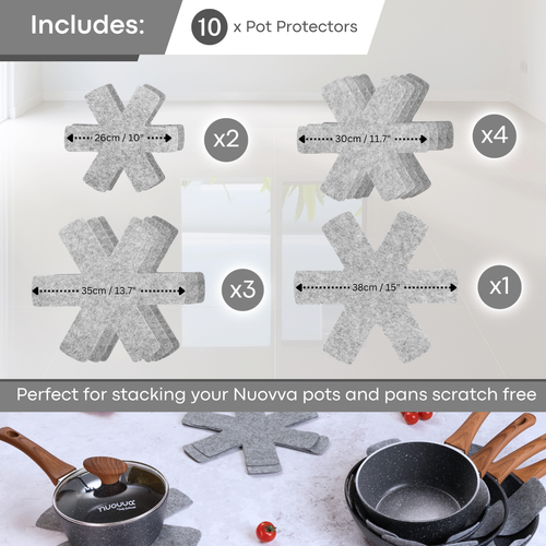 35Pcs Cookware Set Non Stick Pots and Pans Induction-compatible By Nuovva - Picture 21 of 32