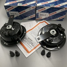 Bosch Low Supertone Black Air Horn 24v Heavy Equipment For 0320226007 2pcs Bosch Low Supertone Black Air Horn 24v Heavy Equipment For 0320226007 2pcs