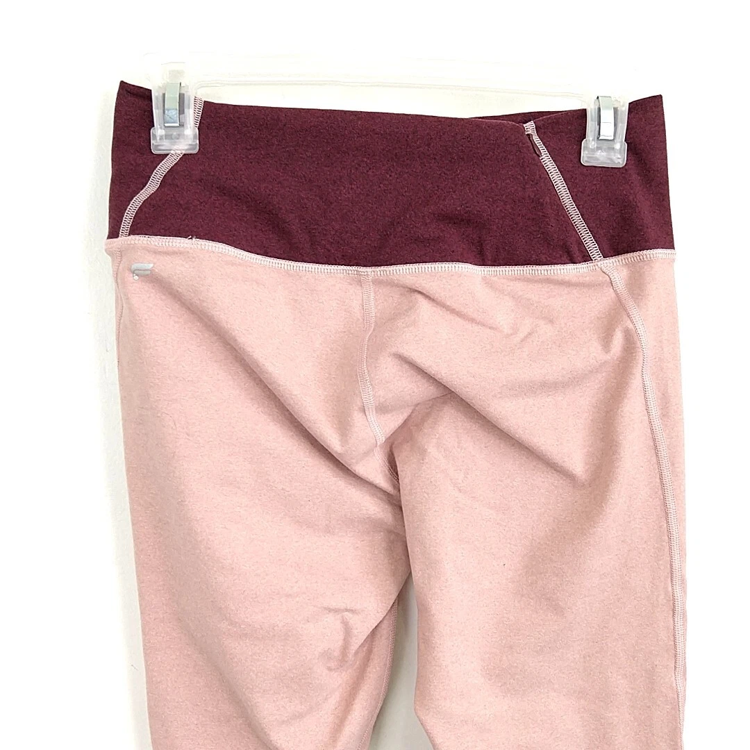 fabletics capri colorblock athletic leggings